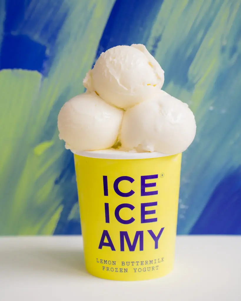 LEMON BUTTERMILK FROZEN YOGURT