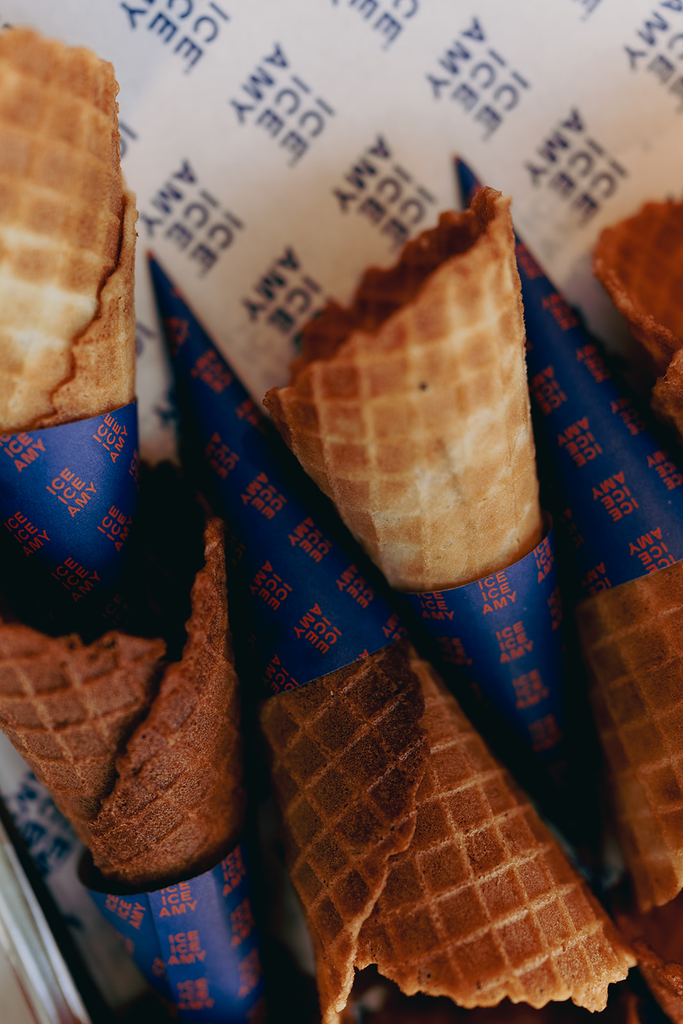 FRESHLY BAKED WAFFLE CONE
