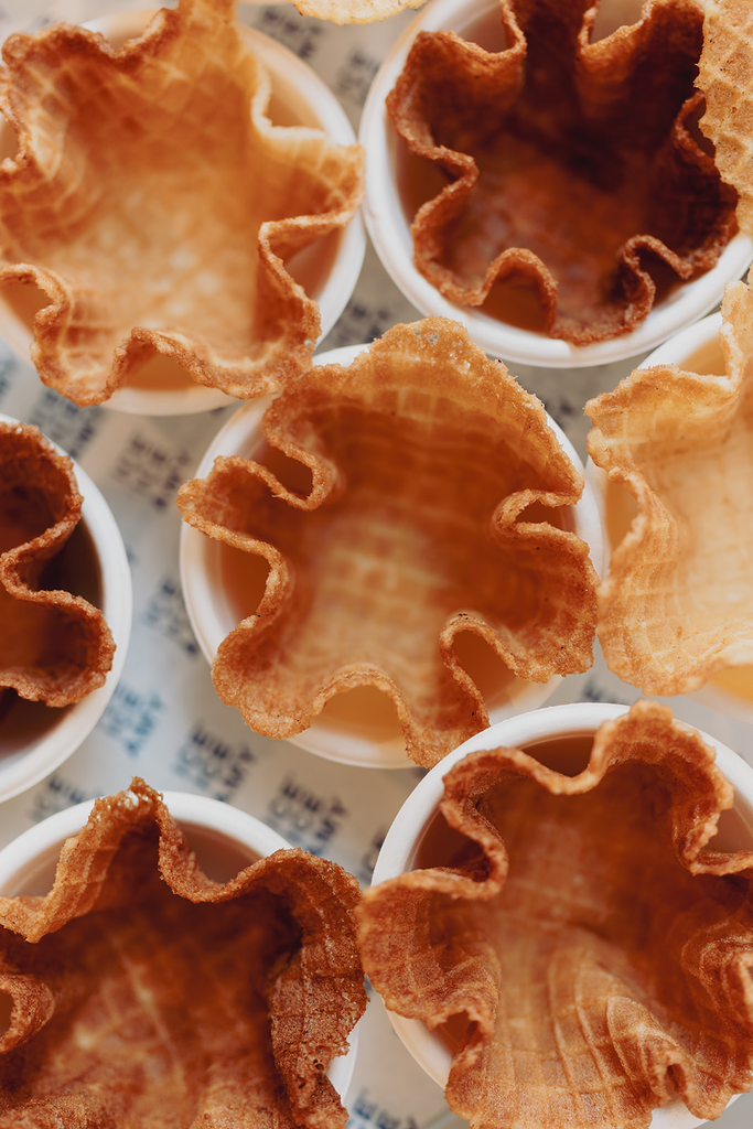 FRESHLY BAKED WAFFLE BOWL