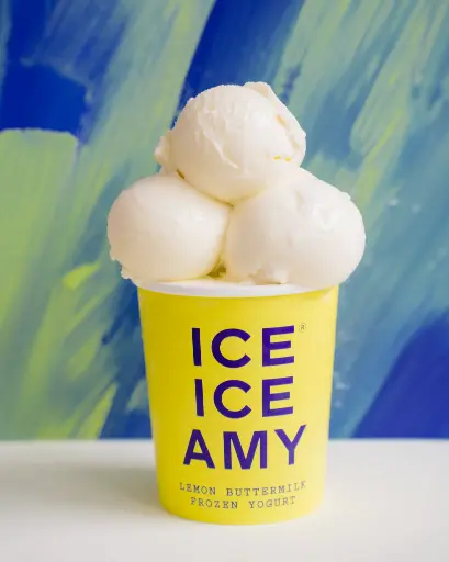 LEMON BUTTERMILK FROZEN YOGURT