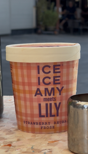 LILY x ICE ICE AMY : RHUBARB STRAWBERRY FROSE